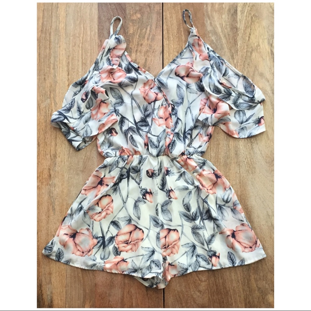 Floral Print Jumpsuit
